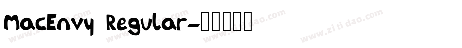 MacEnvy Regular字体转换